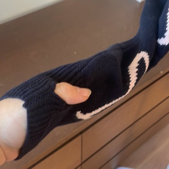 ZADIG & Voltaire Size M Marcus Heart ❤️ Sweater Navy - Picture 7 of 11